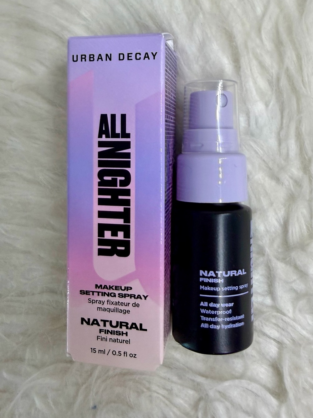 Urban Decay All Nighter Natural Finish Makeup Setting Spray Mini NIB - Picture 3 of 5